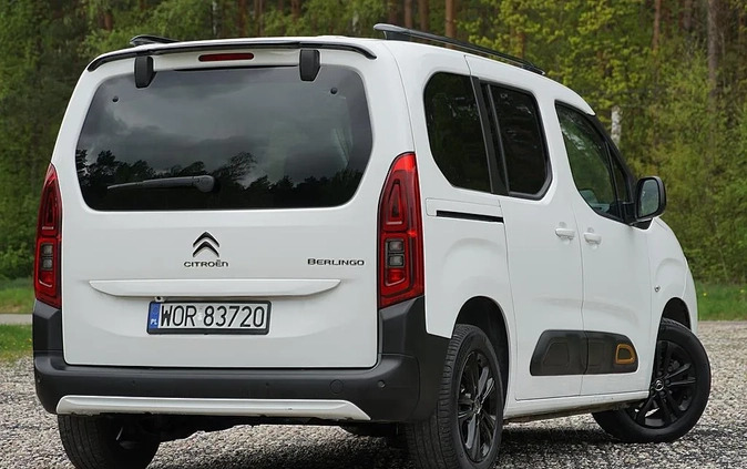 Citroen Berlingo cena 71500 przebieg: 157000, rok produkcji 2021 z Kętrzyn małe 781